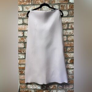 SOLD Design Lab Lambskin Soft Blush A-Line Skirt